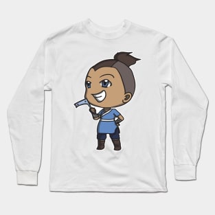 Avatar: The Last Airbender Chibi Sokka sticker Long Sleeve T-Shirt